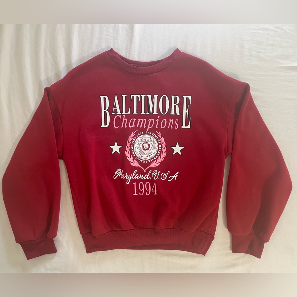 Varsity Crewneck Sweater